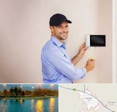 نصاب آیفون تصویری در قروه