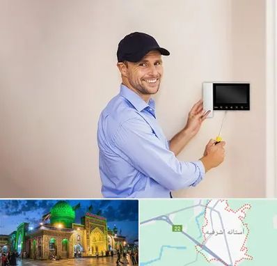 نصاب آیفون تصویری در آستانه اشرفیه