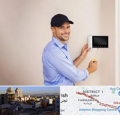 نصاب آیفون تصویری در فرمانیه