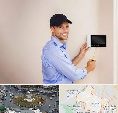 نصاب آیفون تصویری در فردیس کرج