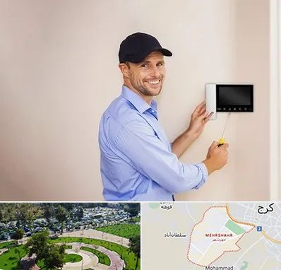 نصاب آیفون تصویری در مهرشهر کرج