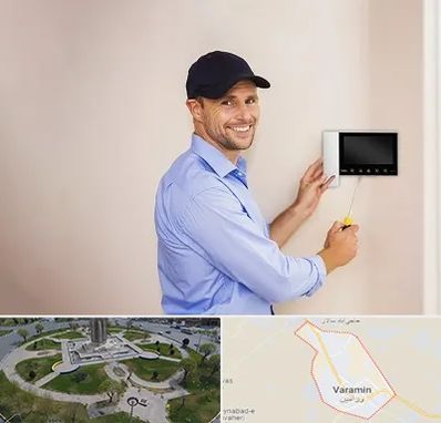 نصاب آیفون تصویری در ورامین