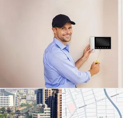 نصاب آیفون تصویری در خیابان بهشتی
