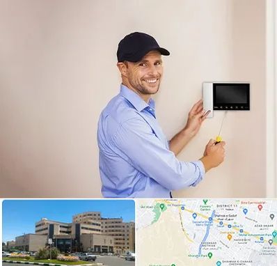 نصاب آیفون تصویری در صیاد شیرازی مشهد