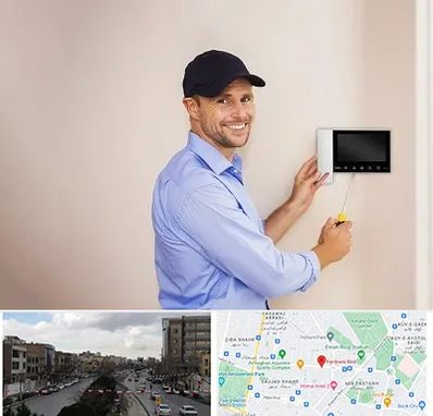 نصاب آیفون تصویری در بلوار فردوسی مشهد