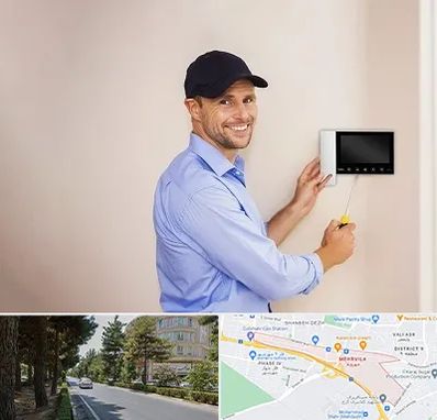 نصاب آیفون تصویری در مهرویلا کرج