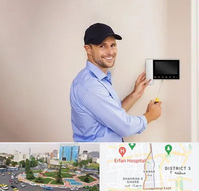 نصاب آیفون تصویری در ونک