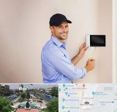 نصاب آیفون تصویری در بهارستان