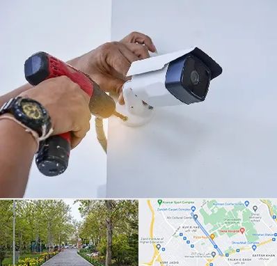 نصاب دوربین مدار بسته در قدوسی غربی شیراز