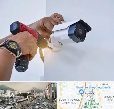 نصاب دوربین مدار بسته در پونک