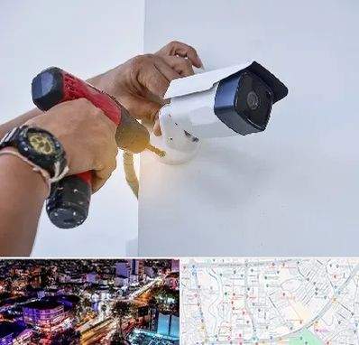 نصاب دوربین مدار بسته در منظریه رشت