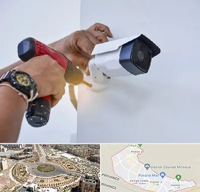 نصاب دوربین مدار بسته در پرند