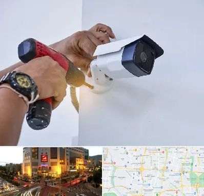 نصاب دوربین مدار بسته در جنت آباد تهران