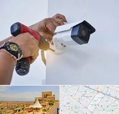 نصاب دوربین مدار بسته در هاشمیه مشهد