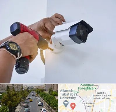 نصاب دوربین مدار بسته در شهران