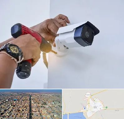 نصاب دوربین مدار بسته در بندر ماهشهر
