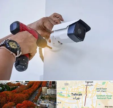 نصاب دوربین مدار بسته در ولیعصر