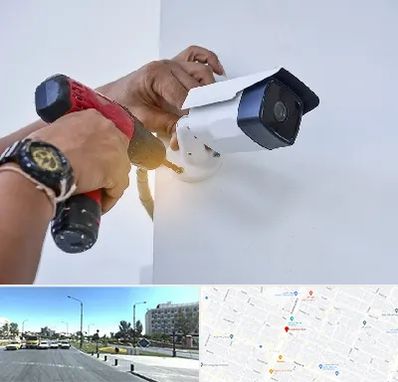 نصاب دوربین مدار بسته در بلوار کلاهدوز مشهد