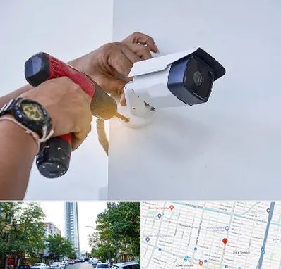 نصاب دوربین مدار بسته در امامت مشهد