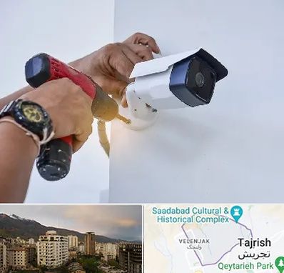 نصاب دوربین مدار بسته در زعفرانیه