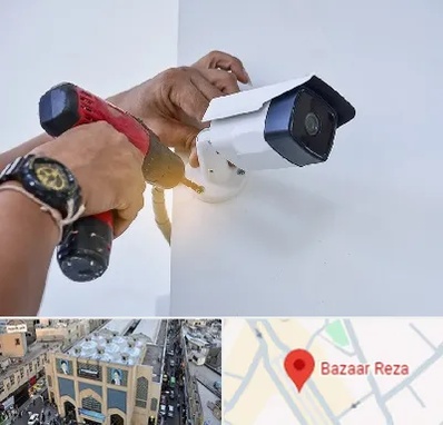 نصاب دوربین مدار بسته در بازار رضا مشهد