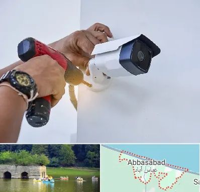 نصاب دوربین مدار بسته در عباس آباد