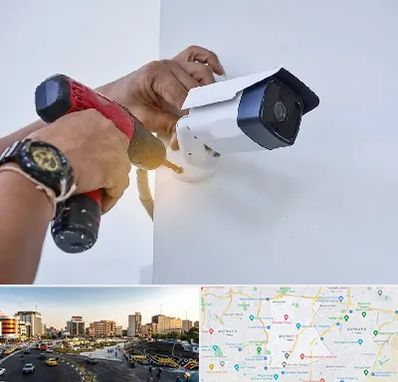 نصاب دوربین مدار بسته در منطقه 7 تهران