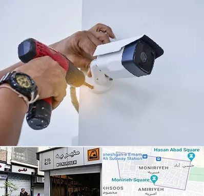 نصاب دوربین مدار بسته در منیریه