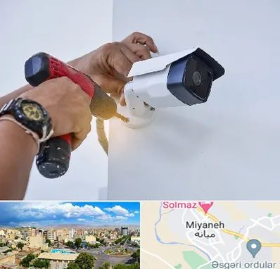 نصاب دوربین مدار بسته در میانه