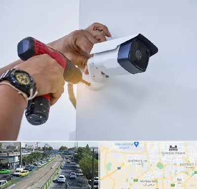 نصاب دوربین مدار بسته در جنوب تهران