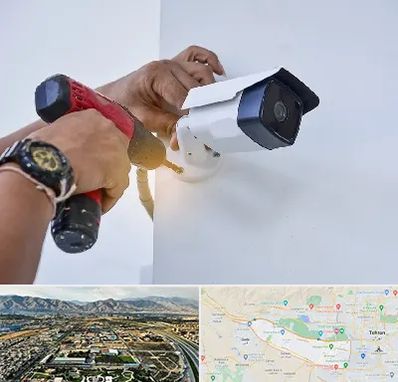 نصاب دوربین مدار بسته در منطقه 21 تهران