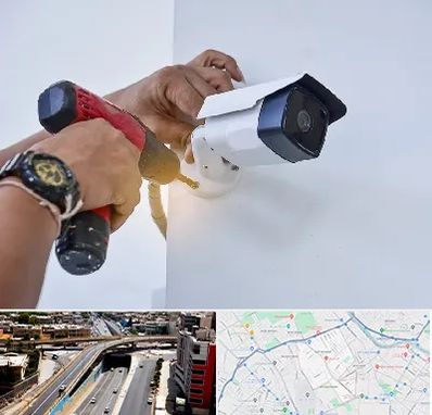 نصاب دوربین مدار بسته در ستارخان شیراز