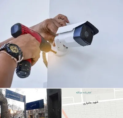 نصاب دوربین مدار بسته در سی متری جی