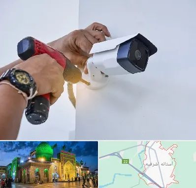 نصاب دوربین مدار بسته در آستانه اشرفیه