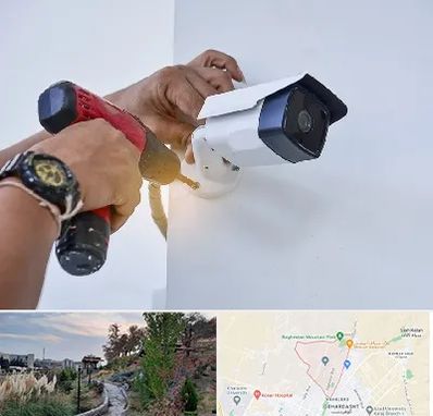 نصاب دوربین مدار بسته در باغستان کرج