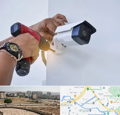 نصاب دوربین مدار بسته در کوی وحدت شیراز