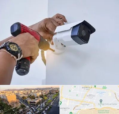 نصاب دوربین مدار بسته در تهرانپارس