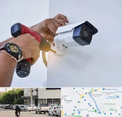 نصاب دوربین مدار بسته در قدوسی شرقی شیراز