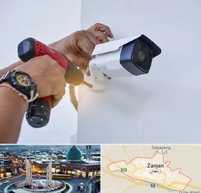 نصاب دوربین مدار بسته در زنجان