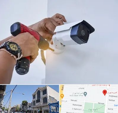 نصاب دوربین مدار بسته در افسریه