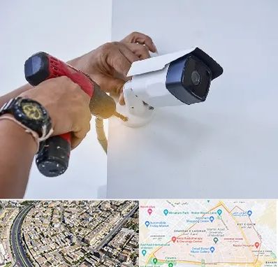 نصاب دوربین مدار بسته در شهرک غرب مشهد