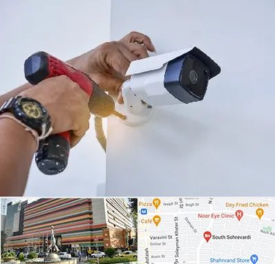 نصاب دوربین مدار بسته در سهروردی