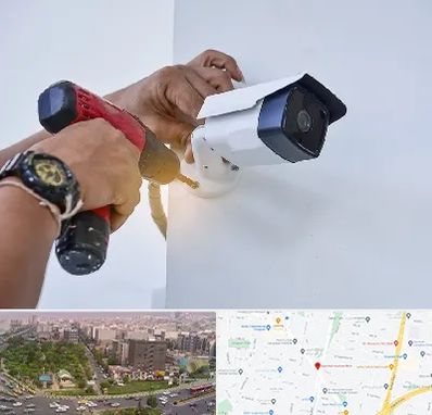 نصاب دوربین مدار بسته در آیت الله کاشانی