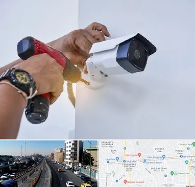 نصاب دوربین مدار بسته در پیروزی