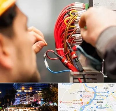 سیم کشی تلفن در کیانپارس اهواز