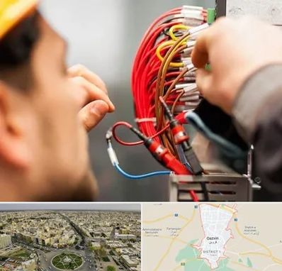 سیم کشی تلفن در قزوین