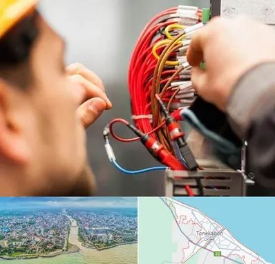 سیم کشی تلفن در تنکابن