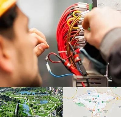 سیم کشی تلفن در بجنورد