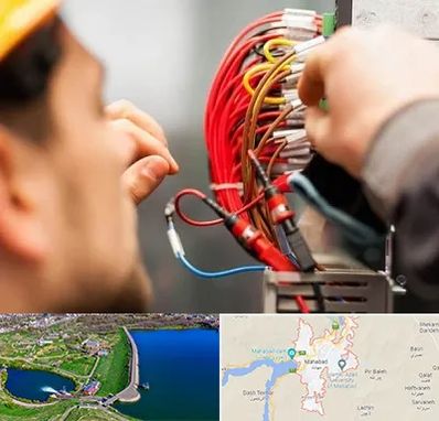 سیم کشی تلفن در مهاباد