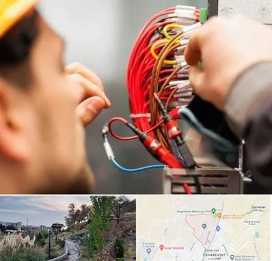 سیم کشی تلفن در باغستان کرج